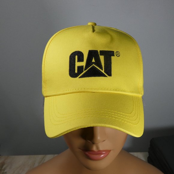 Caterpillar - CAT logo ball cap yellow with black logos - Picture 7 of 7